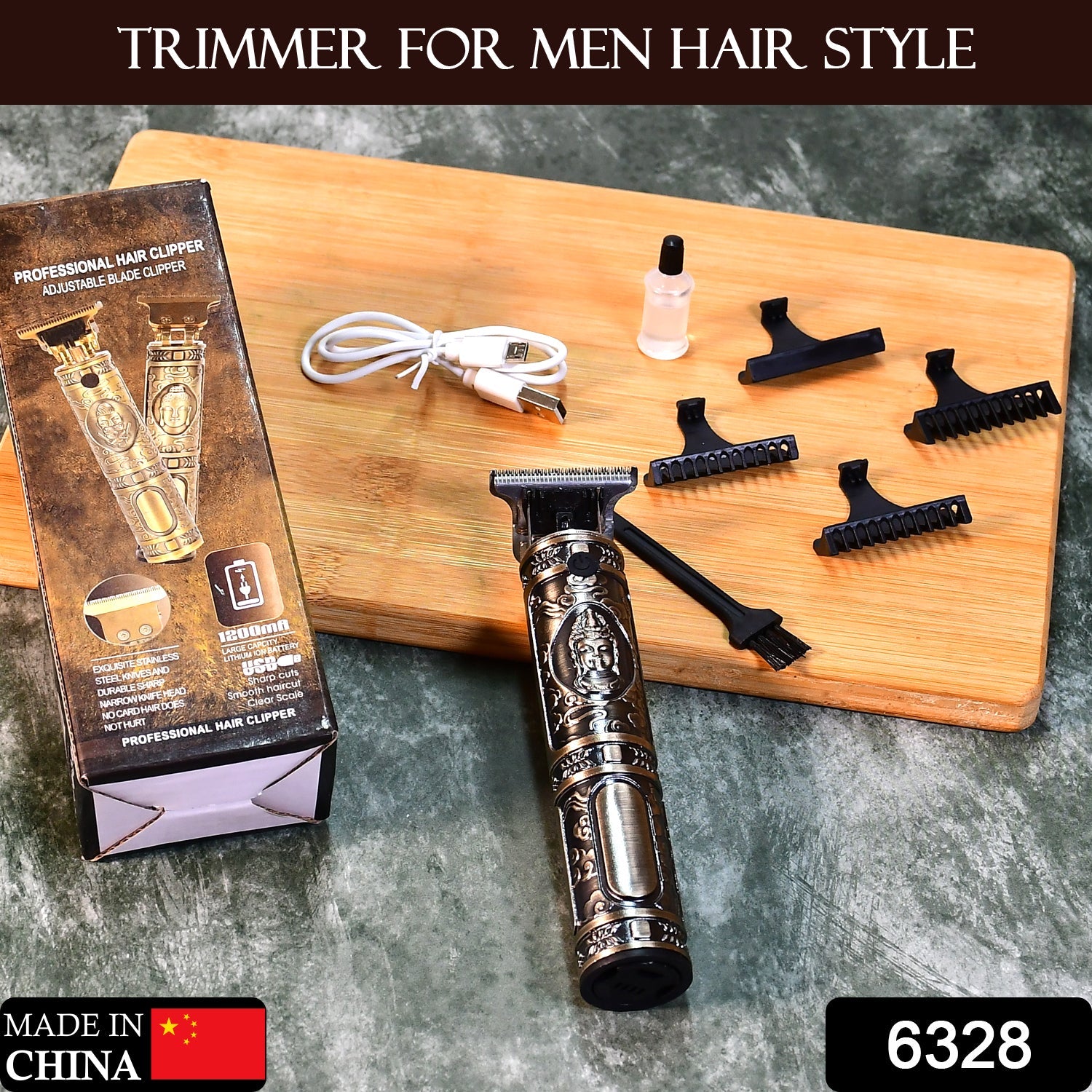 6328 Electric shaving machine dry shaving for men - hair shaving and trimming beard With adjustable blade clipper. DeoDap 6328 Electric shaving machine dry shaving for men - hair shaving and trimming beard With adjustable blade clipper. DeoDap